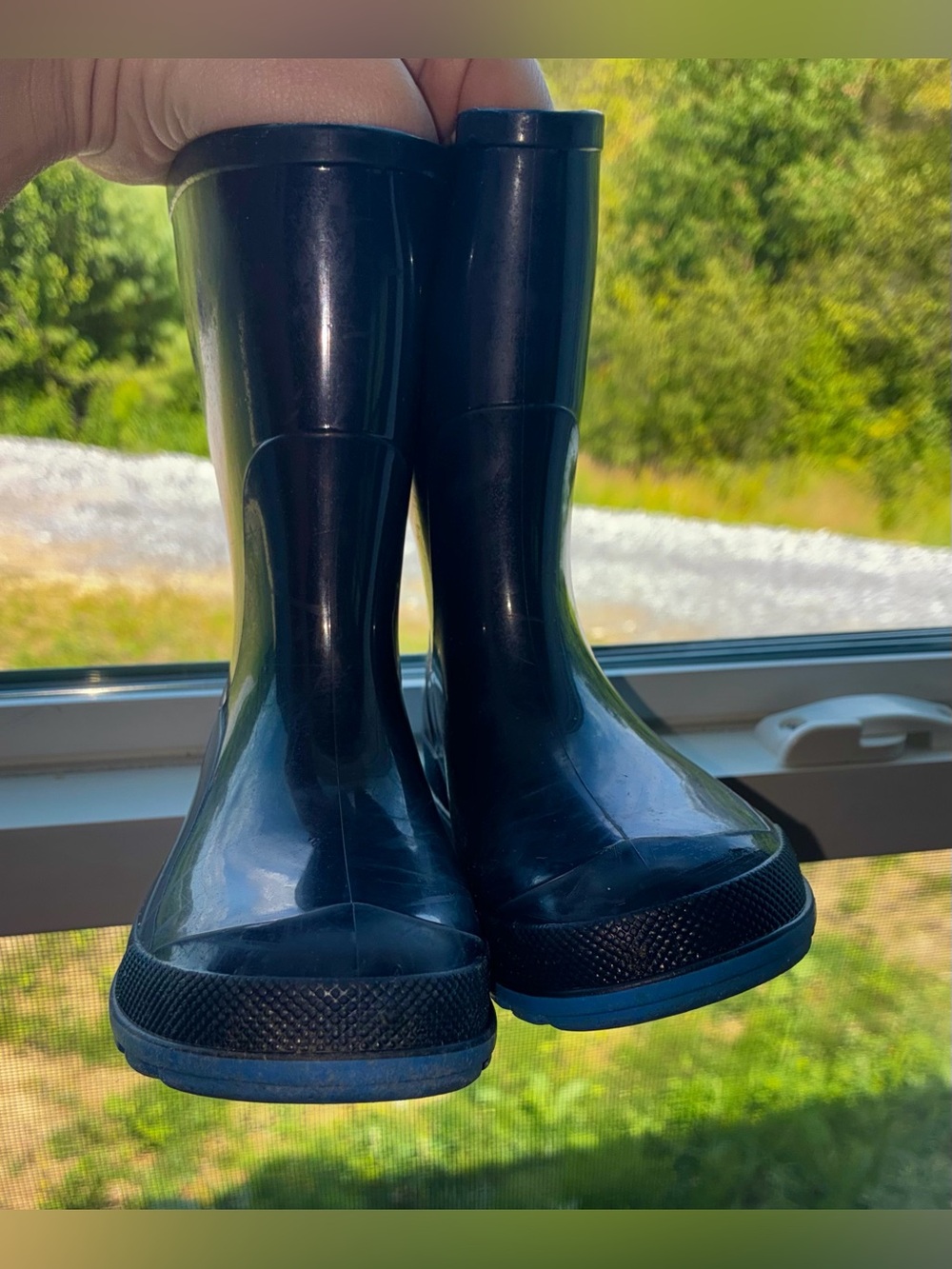 Toddler Rain Boots -Navy Blue